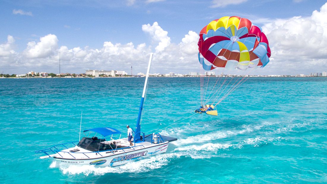Parasailing adrenaline